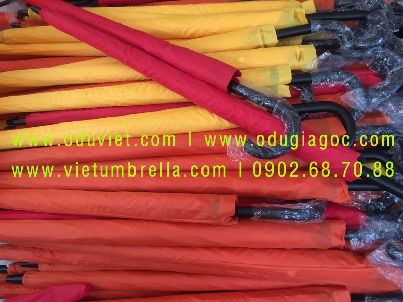 xưởng sản xuất ô dù cầm tay in logo quảng cáo